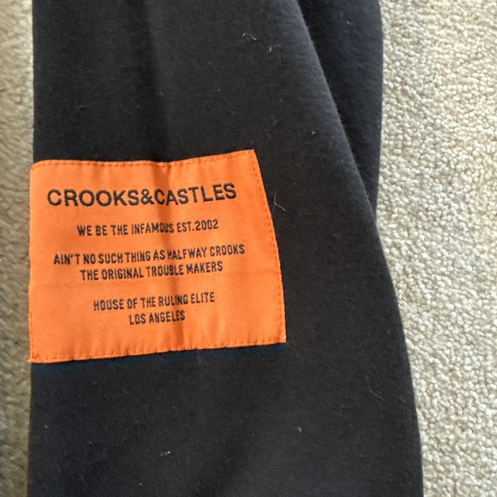 Crooks and Castles Pullover Sweatshirt Mens Large Crew‎ Neck Jumper Long Sleeve - Picture 10 of 10